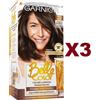 Garnier 3 PZ GARNIER BELLE COLOR 22 CASTANO NATURALE COLORAZIONE IN CREMA PERMANENTE