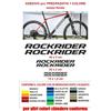 KIT Adesivi Rockrider Bici Alta qualità sticker decals Bike logo mountainbike
