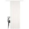 HOME WOHNIDEEN Tenda termica Teddy, effetto lana, oscurante, con protezione da correnti d'aria, 245 x 135 cm, colore: bianco lana, dimensioni: 245 x 135 cm, numero: 1 x