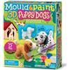 4M 00-04784 Modella e Dipingi Cagnolini 3D - Kit Creativo Set Gesso per Creare e Personalizzare 2 Cagnolini, Gioco Educativo per Bambini, Regalo Artistico Fai-da-Te