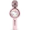 OTL Technologies Hello Kitty HK1210 - Microfono wireless per karaoke con luce LED popsing e modalità cambia voce, colore: Rosa