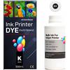 acoloristore Ricarica inchiostro HP Epson Canon Brother kit per cartucce stampante 500ml NERO