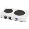 CFPARKER Fornello elettrico a 2 piastre elettriche REGOLABILE portatile made in italy