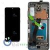 OEM DISPLAY LCD SAMSUNG S20 5G G981 SCHERMO SOFT OLED FULL SIZE FRAME NERO