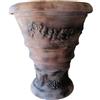 Vaso con alzata in terracotta toscana cm 80 vaso originale arredo linea antica