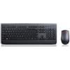 Lenovo 4X30H56816 tastiera Mouse incluso RF Wireless Nero