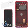 Samsung DISPLAY LCD SAMSUNG S20 FE G780 4G G781 5G SERVICE PACK ORIGINALE FRAM RED ROSSO