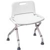 MSV MS092 Assedio doccia piedi regolabili bianche 49 x 46 x 66 cm