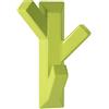 Spirella 1018744 Ganci da Bagno Tree Green, ABS, 10,9 x 7,4 x 4 cm