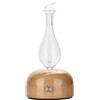 ZEN ARÔME Zen'Arôme Diffusore di oli essenziali tramite nebulizzazione programmabile Aurora-intensità regolabile (fino a 100 m²) e illuminazione a LED-Diffusione a Freddo per Aromaterapia, Timer, Legno, Vetro