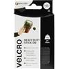 VELCRO Brand Strisce riapribili adesive 45mm x 6 Nero
