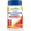 Equilibra Integratori Alimentari, Multivitamine e Minerali, a base di 12 Vitamine e 6 Minerali con Luteina, Indicato per Diete Povere di Minerali e Vitamine o Aumentato Fabbisogno, 60 Compresse