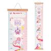 Legami - Metro da Parete Dream Big Little One, Metro da appendere per misurare l'Altezza dei Bambini, fino a 160 cm, 41 Stickers inclusi, con Listelli in Legno, Tema Unicorn