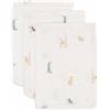 Jollein Jungle Jambo - Set di 3 panni da bagno per bambini, 15 x 20 cm, 100% cotone, certificato Oeko-Tex