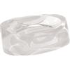 Gedy Twist Portasapone Bagno in Resina Colore Bianco, Porta Saponetta Bagno | Porta Saponetta Bagno d'Appoggio Realizzato in Resina Colore Bianco, Forma Ovale, Design Babled & Co.