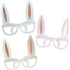 Ginger Ray Bunny Laminate Party Fun Occhiali con Ears-8 Pack-Hoppy Pasqua, Multi