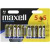 Maxell LR6 stilo alkalina AA MAXELL confezione da 10 pz