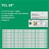 KIT 12 BARRE STRIP 7 LED TV TCL 65HR330M07A4-V2 4C-LB6507-HR01J 65D2900