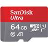 SanDisk Micro SD 64GB SANDISK SDHC ULTRA UHS-I ORIGINALE SanDisk Classe 10 140MB/s