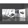 ANDOWL CARICATORE 4 IN 1 PER IPHONE per 3 DISPOSITIVI APPLE SVEGLIA LED MULTIFUNZIONALE