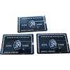 Set 3 Chiavette USB a Forma di Carta di Credito Nero - 8GB - Idea Regalo Natale