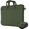 Trust Bologna Borsa Per Notebook 16" Valigetta Ventiquattrore Verde 24989-Trust