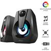 Trust Set di altoparlanti casse stereo 2.0 illuminate LED RGB PC Laptop Gaming Speaker