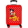 Mickey Mouse Trolley in ABS Mickey e Pluto Rosso