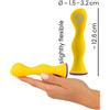 SWEET SMILE Vibratore anale in silicone mini dildo liscio vibrante piccolo fallo pene finto
