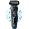 Braun 1289150 Rasoio barba Braun 51 M1000S SERIES 5 Easy Clean Celeste e Nero