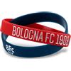 Generico Coppia bracciali in silicone compatibile con Bologna