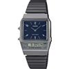 Casio Orologio Donna CASIO AQ-800EB-2AEF Acciaio Nero Blu Classico VINTAGE Sveglia