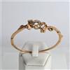BRACCIALE ANTICO ORO 9KT CON DIAMANTI TAGLIO A ROSA INIZIO 900 OKT 09-01