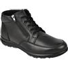 ENVAL SOFT SCARPE POLACCHINI UOMO INVERNO 6712300 IN PELLE CON ZIP NERO
