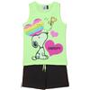 Snoopy Completo Mare Snoopy Lime