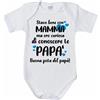 Fupies Body neonato stavo bene con mamma ma ero curioso di conoscere te papà