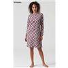 Ragno CAMICIA DA NOTTE IN COTONE CALDO 100% INVERNALE INTERLOCK ANALLERGICA RAGNO