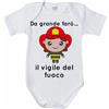 Fupies Body neonata da grande farò il vigile del fuoco