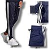 EVG IMPORT PANTALONE TUTA ACETATO PRIMAVERILE BANDE LATERALI SPORT CORSA PALESTRA FITNESS