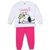 Snoopy Pigiama Bambina Snoopy Fuxia Autunno Inverno