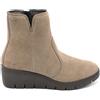 Enval Soft stivaletti da donna in camoscio fango zeppa gomma scarpe linea comoda