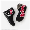 SOUSOU Scarpe Hello Kitty x SOUSOU Collaboration Split Toe Tabi Ninja Kimono Nero Gi...