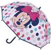 Minnie Disney Minnie Ombrello Bambina Pois manuale trasparente