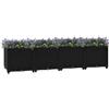 vidaXL Fioriera Rialzata 160x40x38 cm in Polipropilene