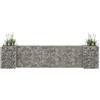 vidaXL Gabbione Fioriera ad "H" in Filo di Acciaio 260x40x60 cm