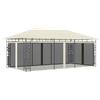 Senza Marca/Generico vidaXL Gazebo con Zanzariera 6x3x2,73 m Crema