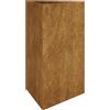 vidaXL Fioriera da Giardino 50x43x75 cm in Acciaio Corten