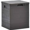 vidaXL Baule da Giardino 90 L Marrone