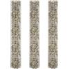 vidaXL Fioriere Gabbione Circolare 3 pz in Acciaio Zincato Ø30x200 cm