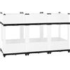 vidaXL Fioriera Rialzata 120x40x71 cm in Polipropilene